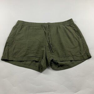 Old Navy Hunter Pines Linen Blend Pull On Shorts XL